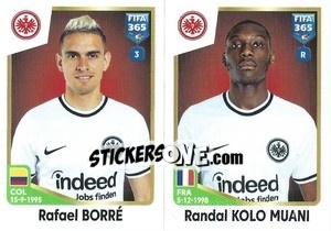 Sticker Rafael Borré / Randal Kolo Muani - FIFA 365: 2022-2023 n. 259 - Panini