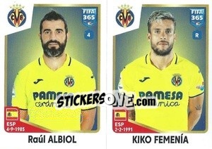 Sticker Raúl Albiol / Kiko Femenía - FIFA 365: 2022-2023 n. 184 - Panini