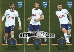 Sticker Rodrigo Bentancur / Eric Dier / Pierre Emile Højbjerg - FIFA 365: 2022-2023 n. 123 - Panini