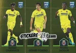 Cromo Samuel Chukwueze / Gerard Moreno / Nicolas Jackson