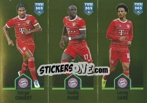 Sticker Serge Gnabry / Sadio Mané / Leroy Sané