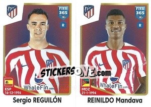 Sticker Sergio Reguilón / Reinildo Mandava - FIFA 365: 2022-2023 n. 137 - Panini