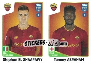 Sticker Stephan El Shaarawy / Tammy Abraham - FIFA 365: 2022-2023 n. 355 - Panini