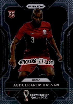 Cromo Abdulkarim Hassan - FIFA World Cup Qatar 2022. Prizm - Panini