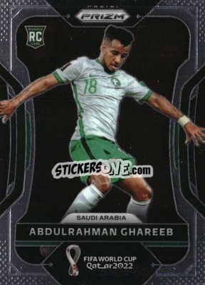 Sticker Abdulrahman Ghareeb - FIFA World Cup Qatar 2022. Prizm - Panini