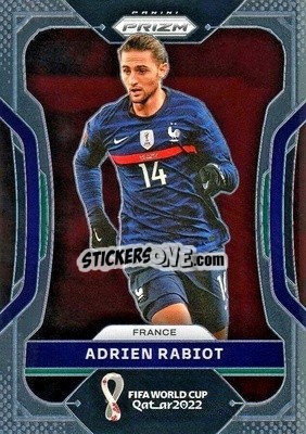 Figurina Adrien Rabiot - FIFA World Cup Qatar 2022. Prizm - Panini