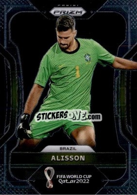 Figurina Alisson - FIFA World Cup Qatar 2022. Prizm - Panini