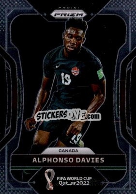 Sticker Alphonso Davies - FIFA World Cup Qatar 2022. Prizm - Panini