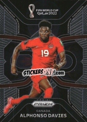 Sticker Alphonso Davies - FIFA World Cup Qatar 2022. Prizm - Panini