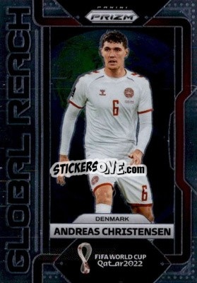 Sticker Andreas Christensen - FIFA World Cup Qatar 2022. Prizm - Panini