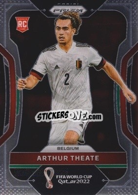 Figurina Arthur Theate - FIFA World Cup Qatar 2022. Prizm - Panini