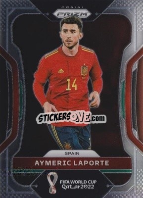 Sticker Aymeric Laporte - FIFA World Cup Qatar 2022. Prizm - Panini