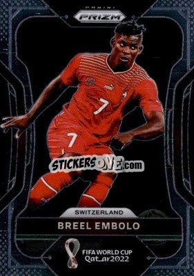Sticker Breel Embolo - FIFA World Cup Qatar 2022. Prizm - Panini