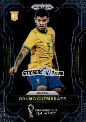 Figurina Bruno Guimaraes - FIFA World Cup Qatar 2022. Prizm - Panini