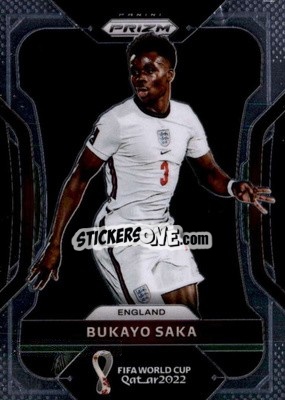 Sticker Bukayo Saka - FIFA World Cup Qatar 2022. Prizm - Panini