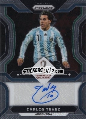 Figurina Carlos Tevez - FIFA World Cup Qatar 2022. Prizm - Panini