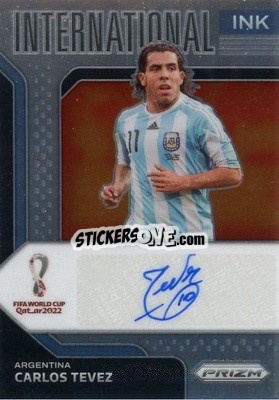 Sticker Carlos Tevez - FIFA World Cup Qatar 2022. Prizm - Panini