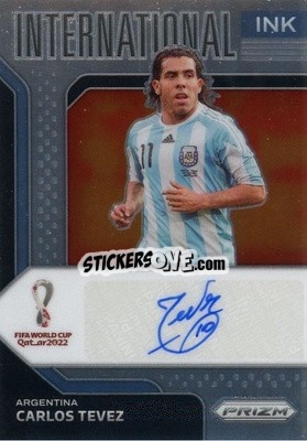 Figurina Carlos Tevez - FIFA World Cup Qatar 2022. Prizm - Panini