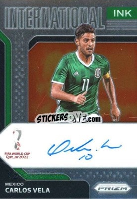 Figurina Carlos Vela - FIFA World Cup Qatar 2022. Prizm - Panini