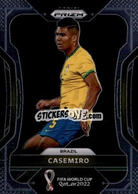 Sticker Casemiro - FIFA World Cup Qatar 2022. Prizm - Panini