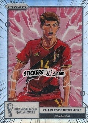 Cromo Charles De Ketelaere - FIFA World Cup Qatar 2022. Prizm - Panini