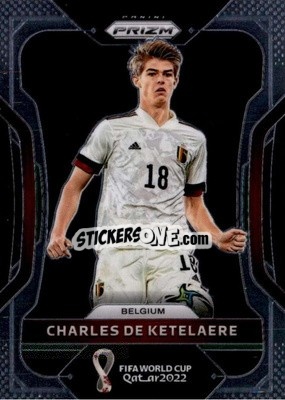 Sticker Charles De Ketelaere - FIFA World Cup Qatar 2022. Prizm - Panini