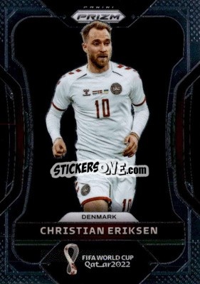 Sticker Christian Eriksen - FIFA World Cup Qatar 2022. Prizm - Panini
