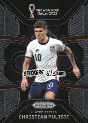 Sticker Christian Pulisic - FIFA World Cup Qatar 2022. Prizm - Panini