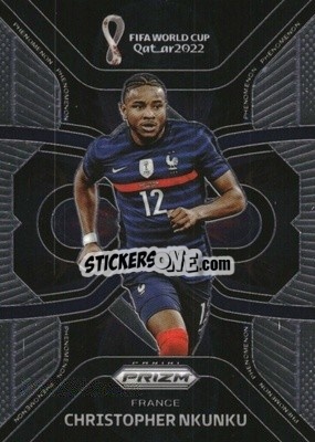 Figurina Christopher Nkunku - FIFA World Cup Qatar 2022. Prizm - Panini