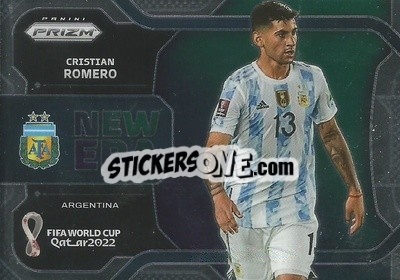 Sticker Cristian Romero - FIFA World Cup Qatar 2022. Prizm - Panini