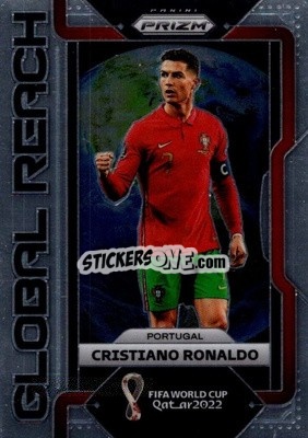 Cromo Cristiano Ronaldo - FIFA World Cup Qatar 2022. Prizm - Panini