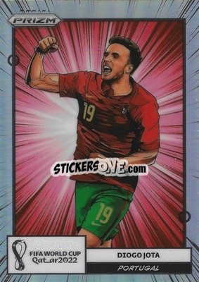 Cromo Diogo Jota - FIFA World Cup Qatar 2022. Prizm - Panini