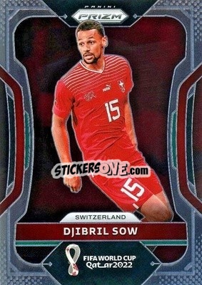 Sticker Djibril Sow - FIFA World Cup Qatar 2022. Prizm - Panini