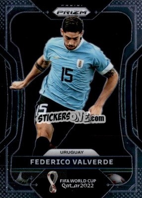 Cromo Federico Valverde - FIFA World Cup Qatar 2022. Prizm - Panini