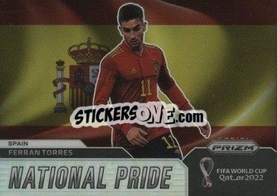 Sticker Ferran Torres - FIFA World Cup Qatar 2022. Prizm - Panini