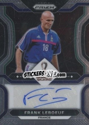 Sticker Franck Leboeuf - FIFA World Cup Qatar 2022. Prizm - Panini