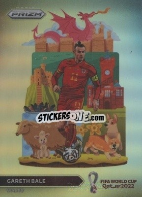 Sticker Gareth Bale - FIFA World Cup Qatar 2022. Prizm - Panini