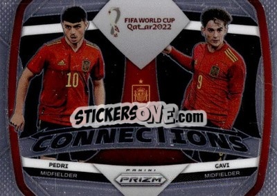 Sticker Gavi/Pedri - FIFA World Cup Qatar 2022. Prizm - Panini