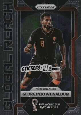 Sticker Georginio Wijnaldum - FIFA World Cup Qatar 2022. Prizm - Panini