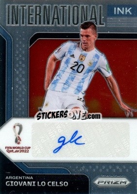 Sticker Giovani Lo Celso - FIFA World Cup Qatar 2022. Prizm - Panini