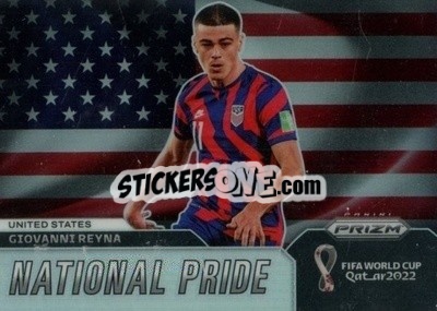 Sticker Giovanni Reyna - FIFA World Cup Qatar 2022. Prizm - Panini