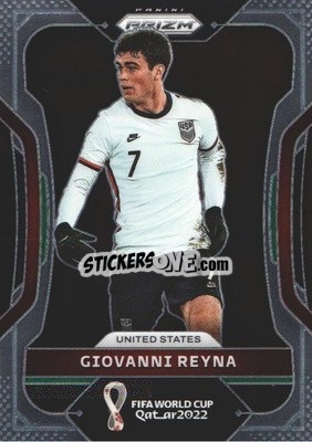 Figurina Giovanni Reyna - FIFA World Cup Qatar 2022. Prizm - Panini