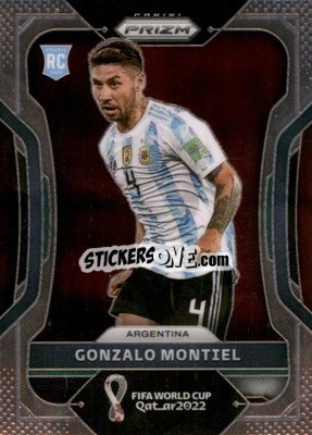 Sticker Gonzalo Montiel - FIFA World Cup Qatar 2022. Prizm - Panini