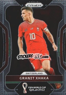Sticker Granit Xhaka - FIFA World Cup Qatar 2022. Prizm - Panini
