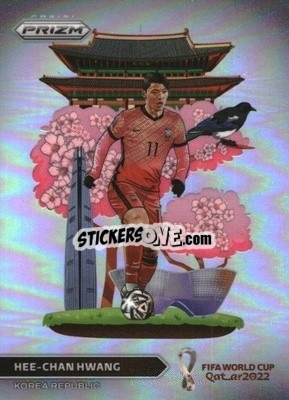 Figurina Hee-chan Hwang - FIFA World Cup Qatar 2022. Prizm - Panini