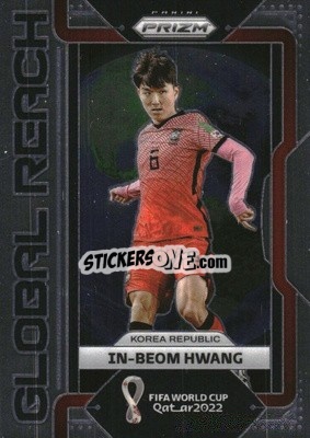 Sticker In-Beom Hwang - FIFA World Cup Qatar 2022. Prizm - Panini
