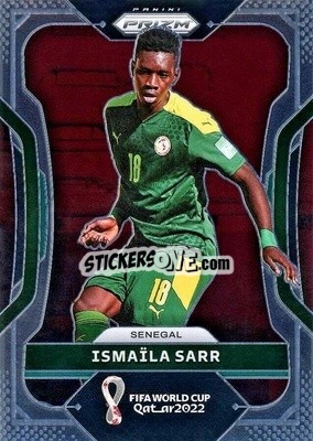 Sticker Ismaila Sarr - FIFA World Cup Qatar 2022. Prizm - Panini
