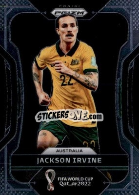 Figurina Jackson Irvine - FIFA World Cup Qatar 2022. Prizm - Panini