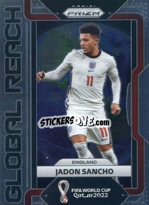 Sticker Jadon Sancho - FIFA World Cup Qatar 2022. Prizm - Panini