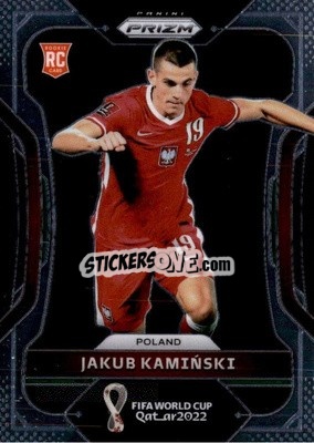 Sticker Jakub Kaminski - FIFA World Cup Qatar 2022. Prizm - Panini